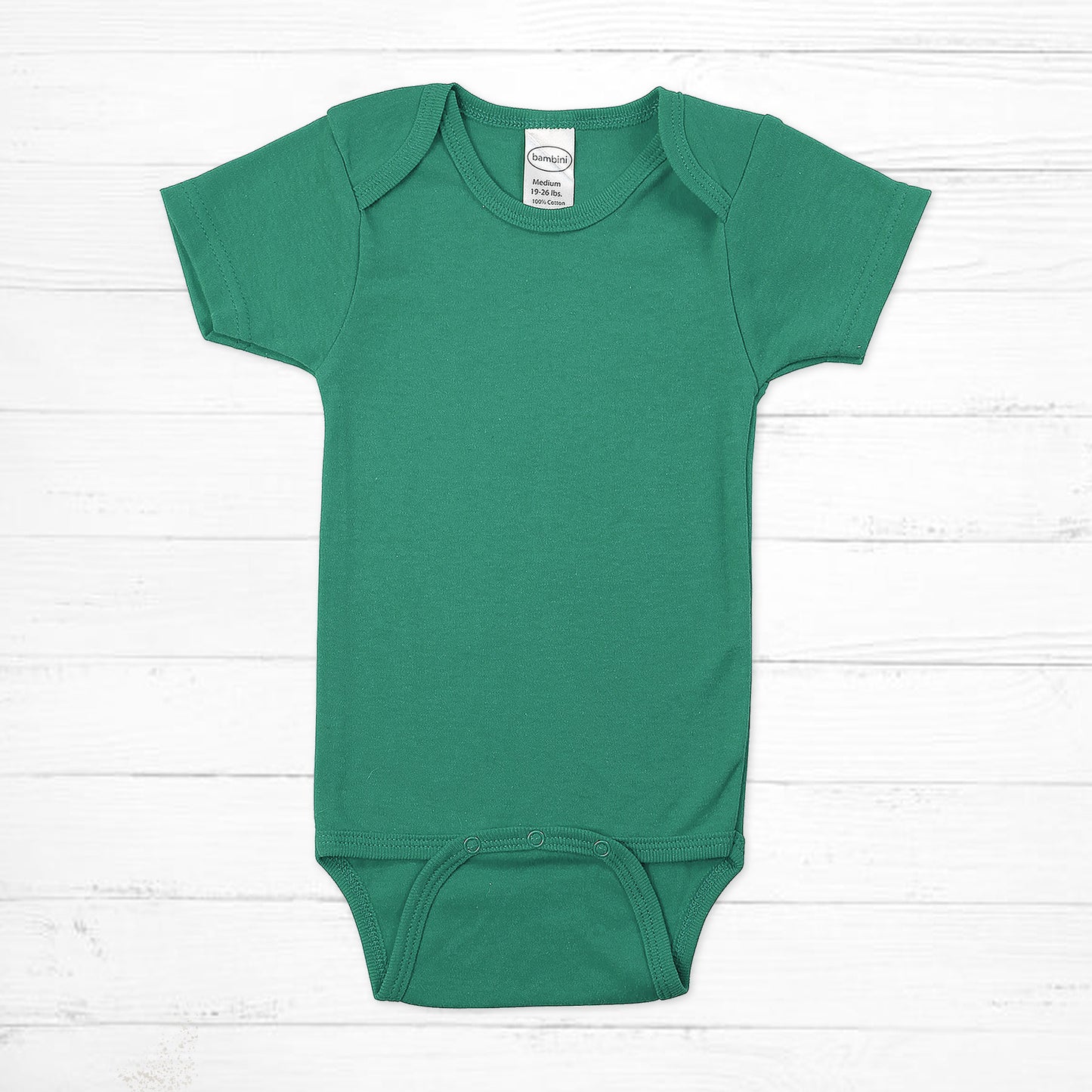 Green Cotton Bodysuit - Little Giggles Galore