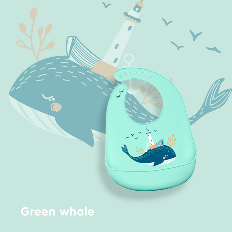 Cute Animal Silicon Bibs - Little Giggles Galore