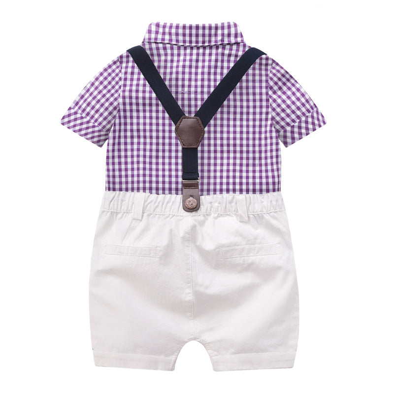 Purple Short Suit Set - Little Giggles Galore