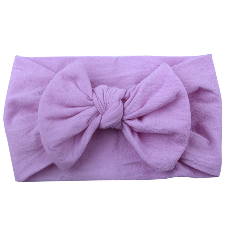 Nylon Bow Headband - Little Giggles Galore