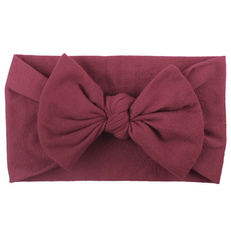 Nylon Bow Headband - Little Giggles Galore