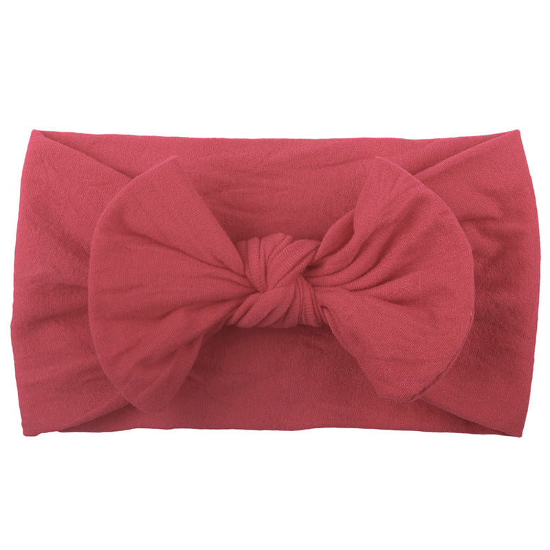 Nylon Bow Headband - Little Giggles Galore