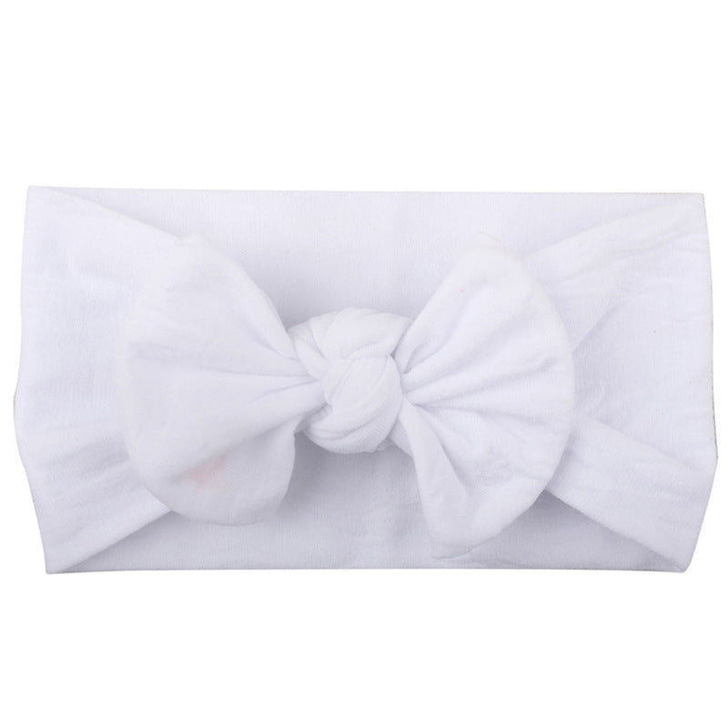 Nylon Bow Headband - Little Giggles Galore