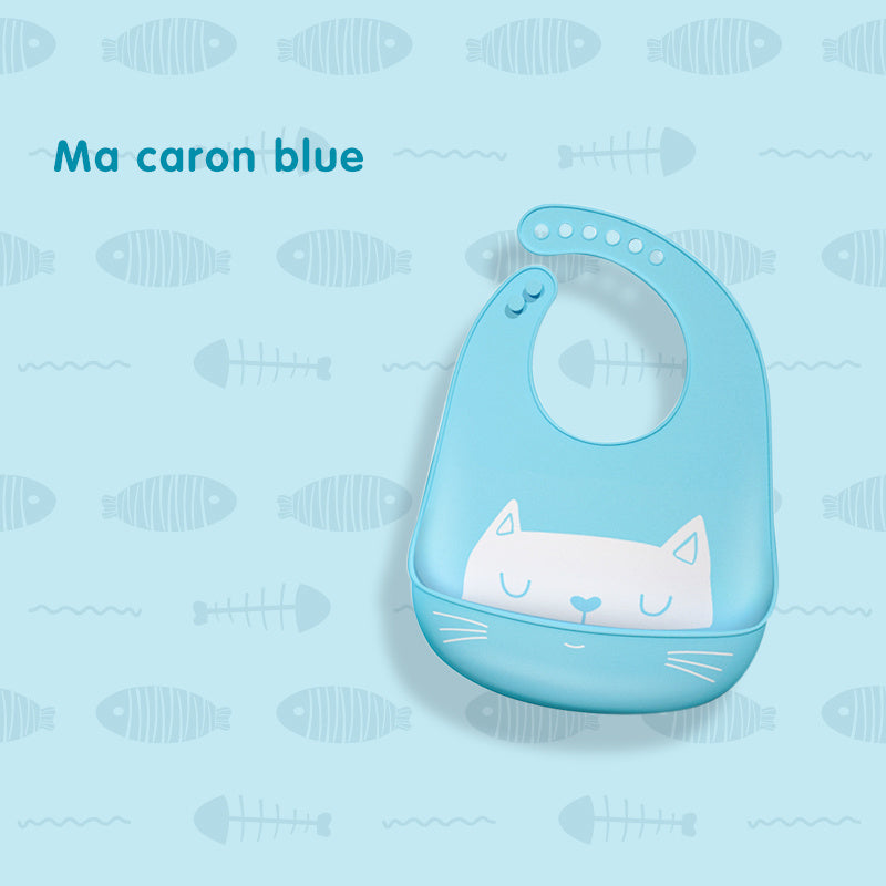 Cute Cat Silicon Bib - Little Giggles Galore