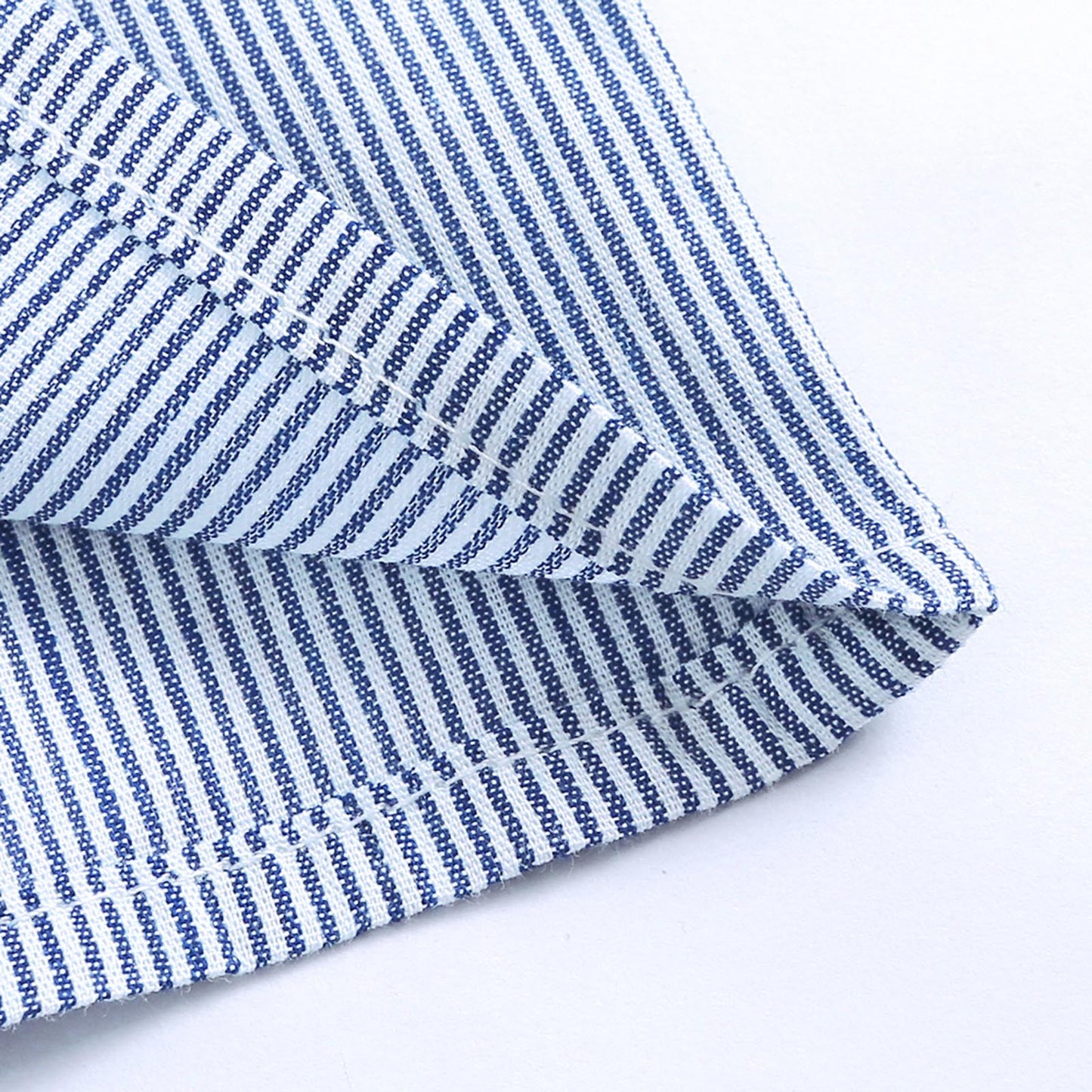 Blue Striped Suit - Little Giggles Galore