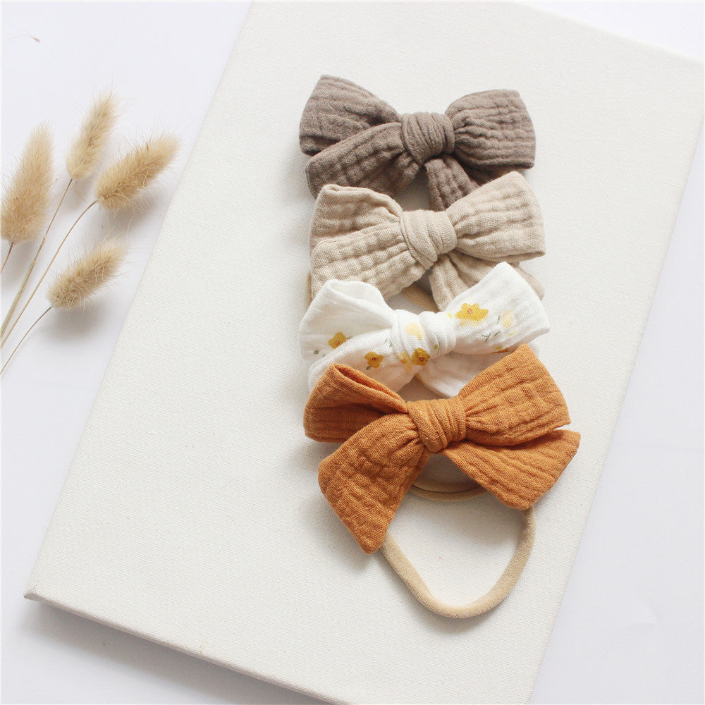 Butterfly Tie Headband Set - Little Giggles Galore