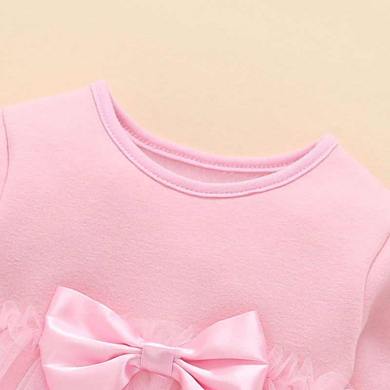 Pink Lace Dress - Little Giggles Galore