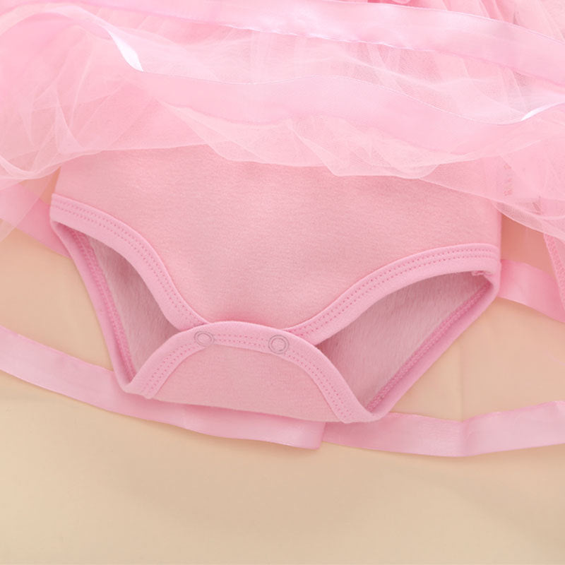 Pink Lace Dress - Little Giggles Galore