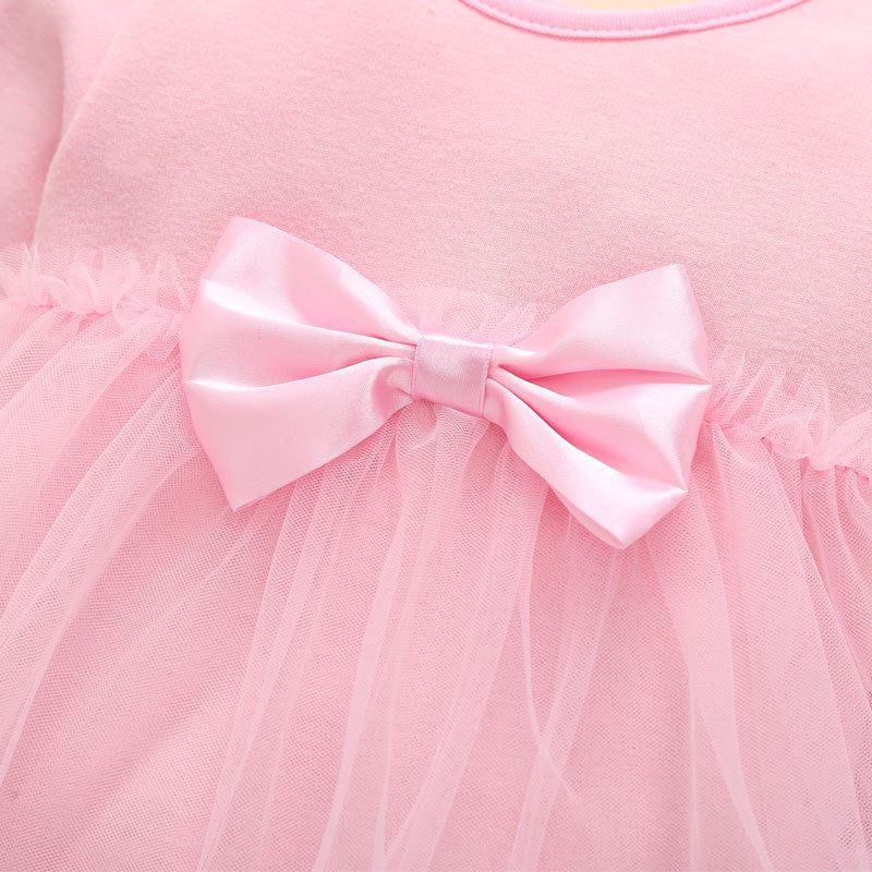 Pink Lace Dress - Little Giggles Galore