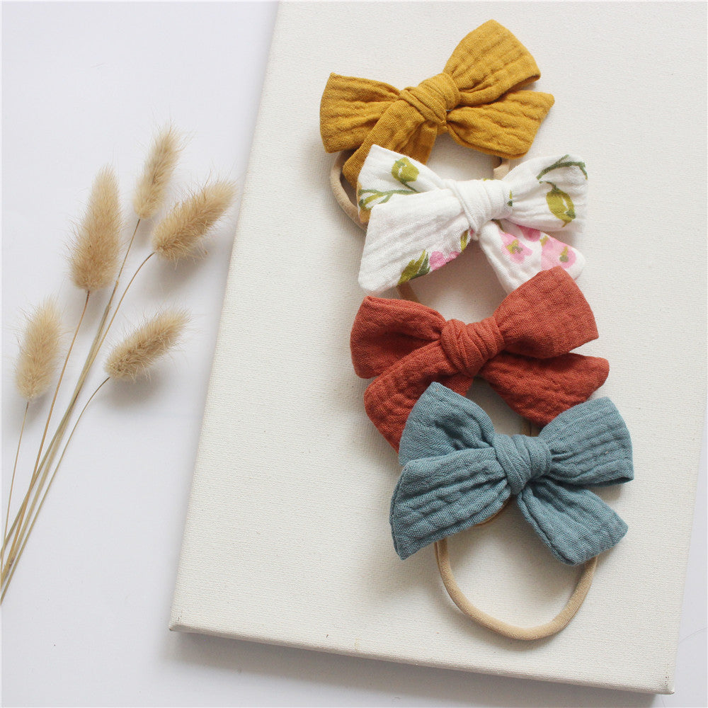 Butterfly Tie Headband Set - Little Giggles Galore
