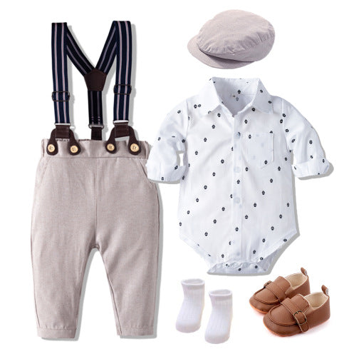 Shirt & Pant 5 Piece Suit Set - Little Giggles Galore