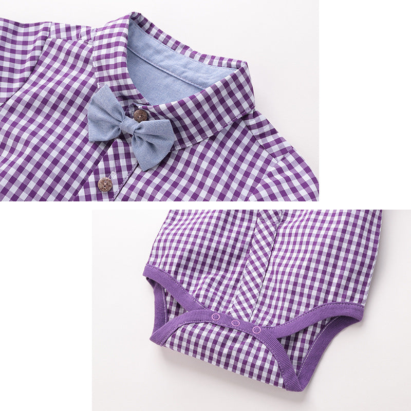 Purple Short Suit Set - Little Giggles Galore