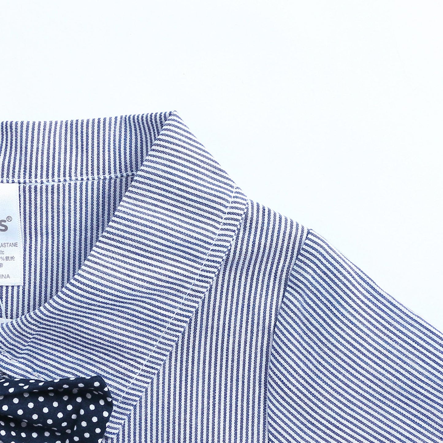 Blue Striped Suit - Little Giggles Galore
