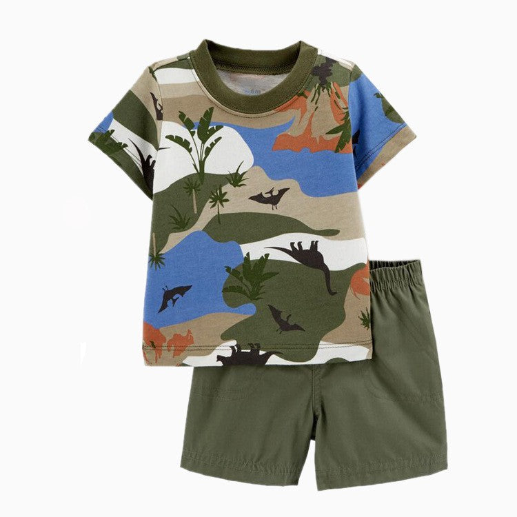 Camouflage Shirt & Short Set - Little Giggles Galore