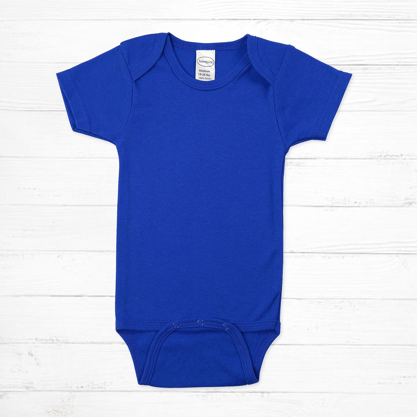 Royal Blue Cotton Bodysuit - Little Giggles Galore