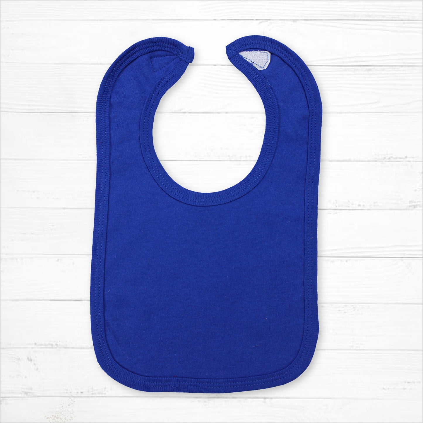 Blue Cotton Bib - Little Giggles Galore