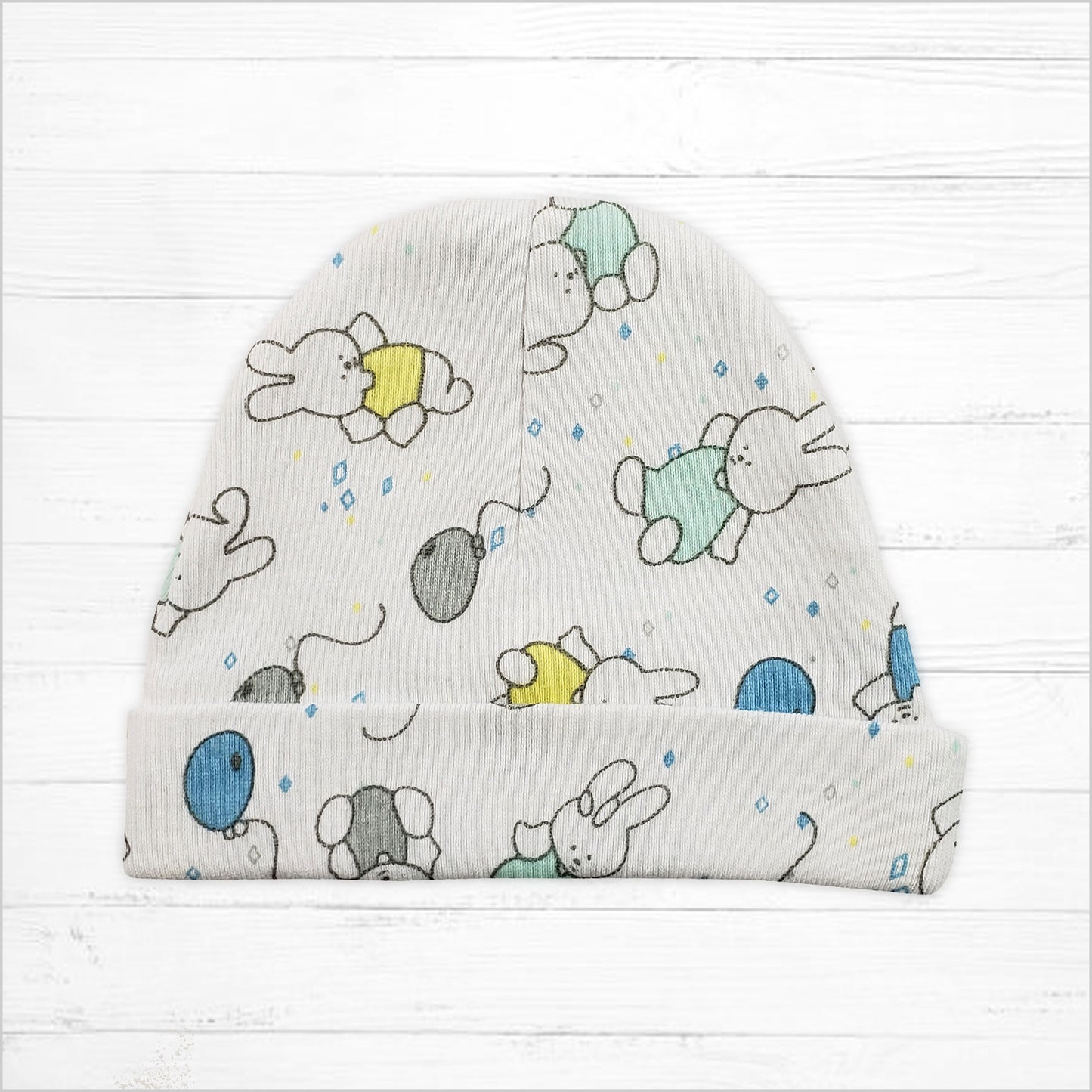Bunny Print Layette Gift Set - Little Giggles Galore