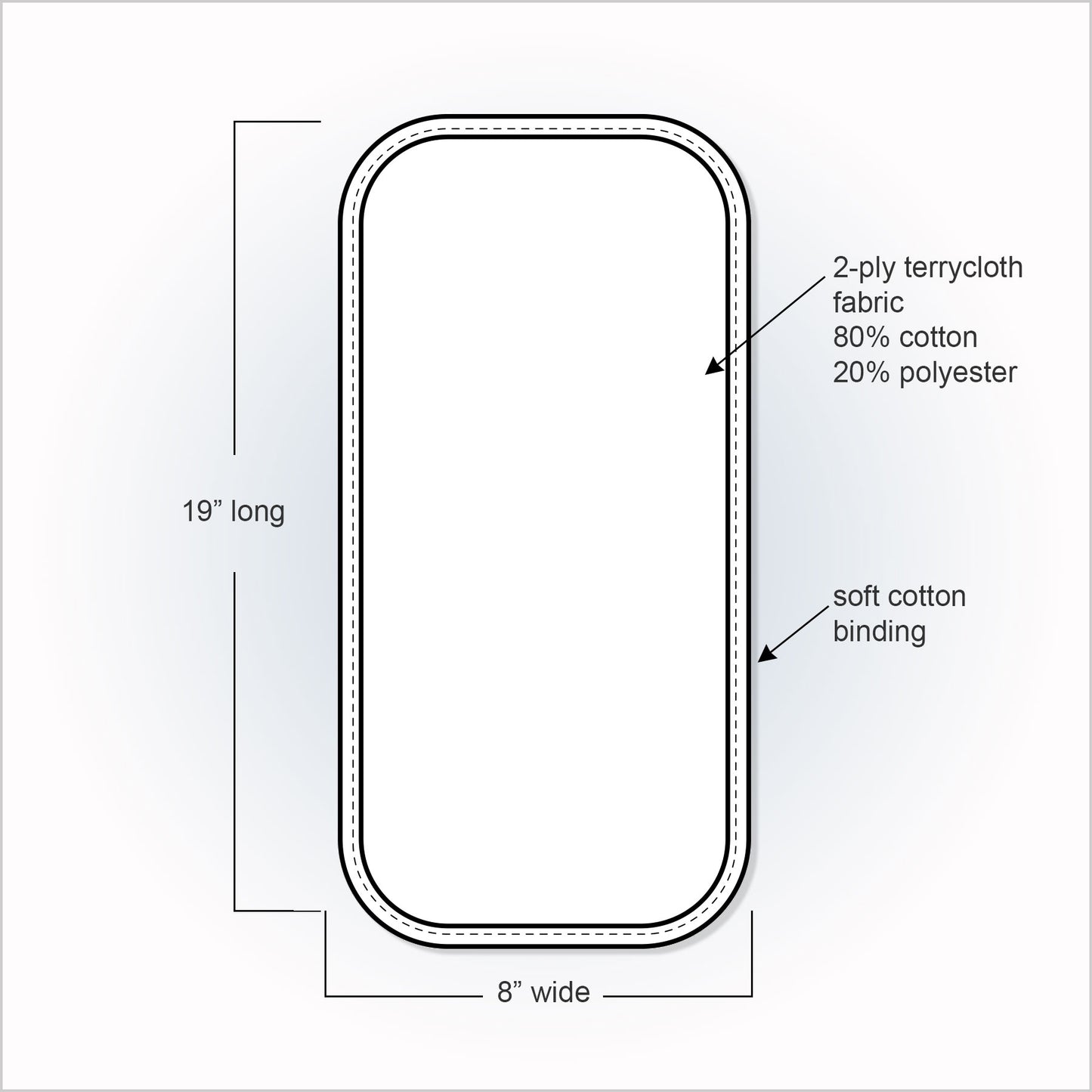 Pink Trim Burp Cloths - Little Giggles Galore