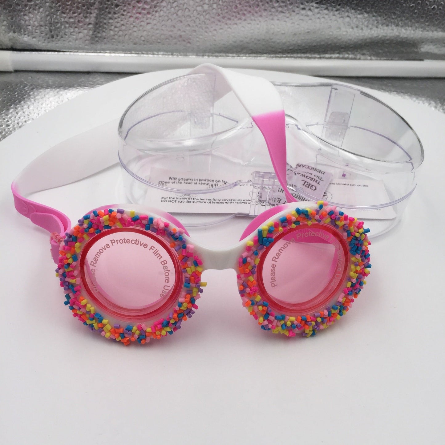 Pink Candy Goggles - Little Giggles Galore