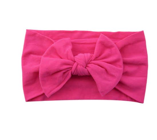 Nylon Bow Headband - Little Giggles Galore
