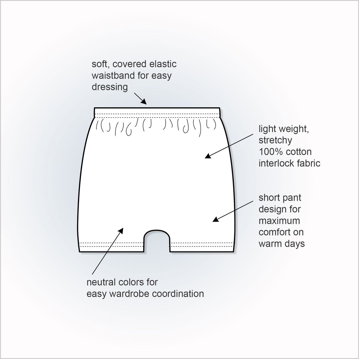 White Short Cotton Pant - Little Giggles Galore