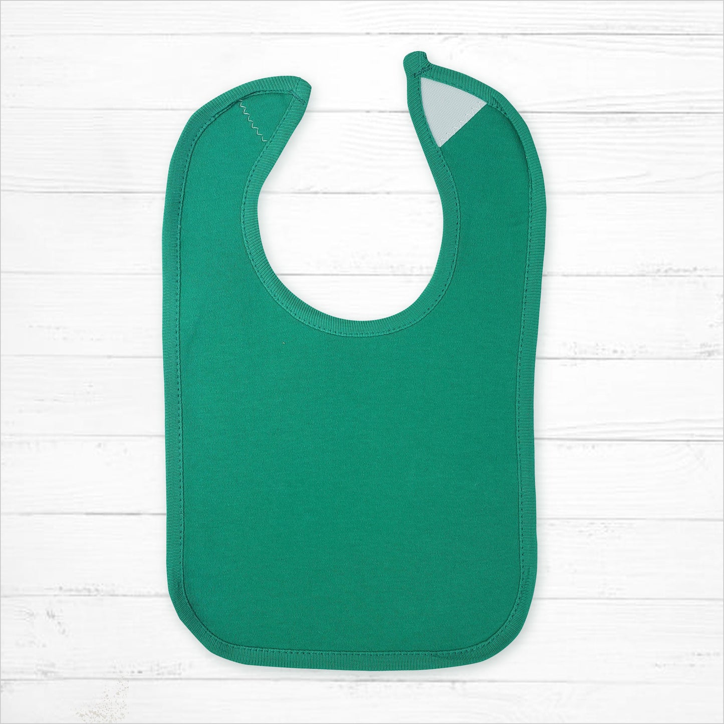 Green Cotton Bib - Little Giggles Galore