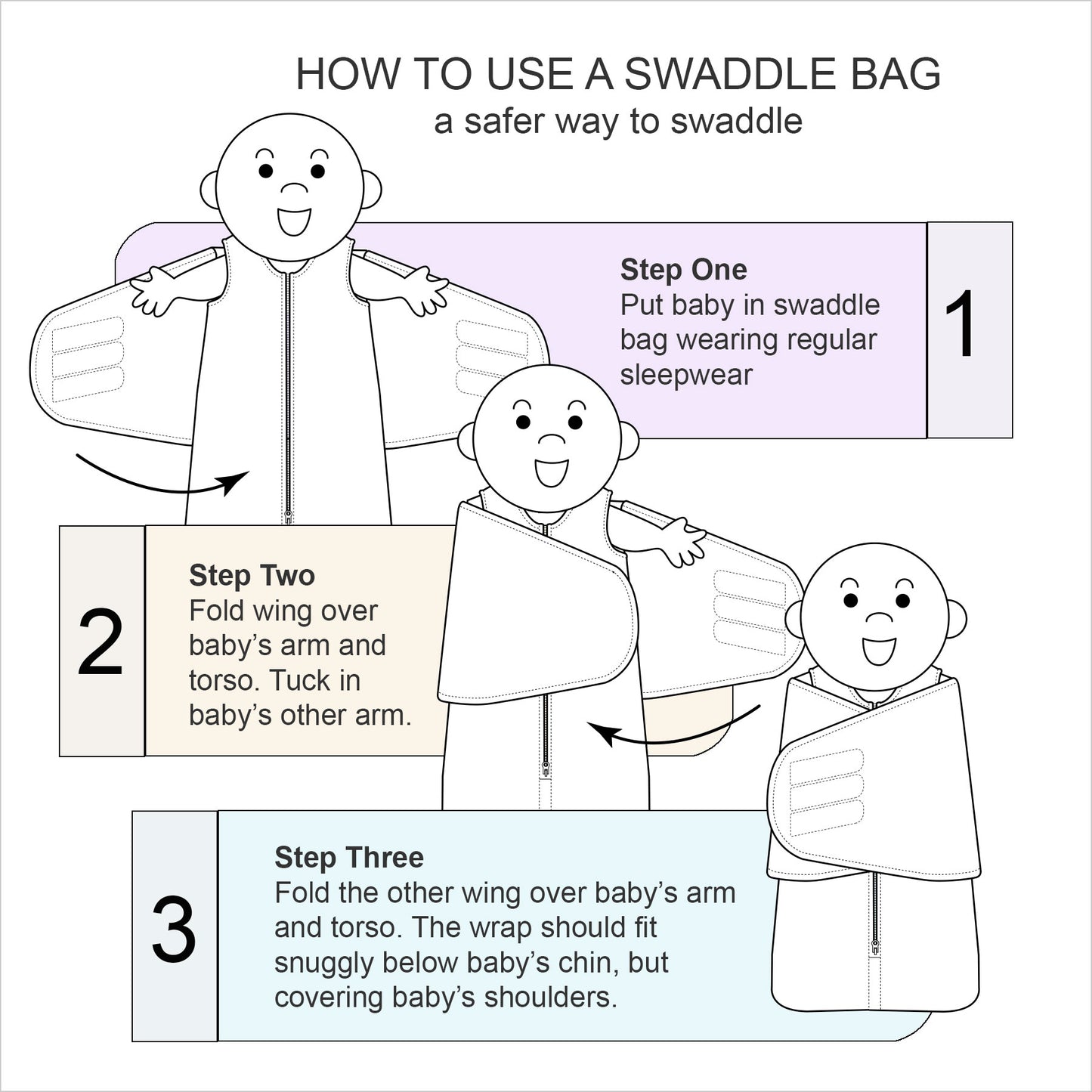 Interlock Swaddle Bag - Little Giggles Galore