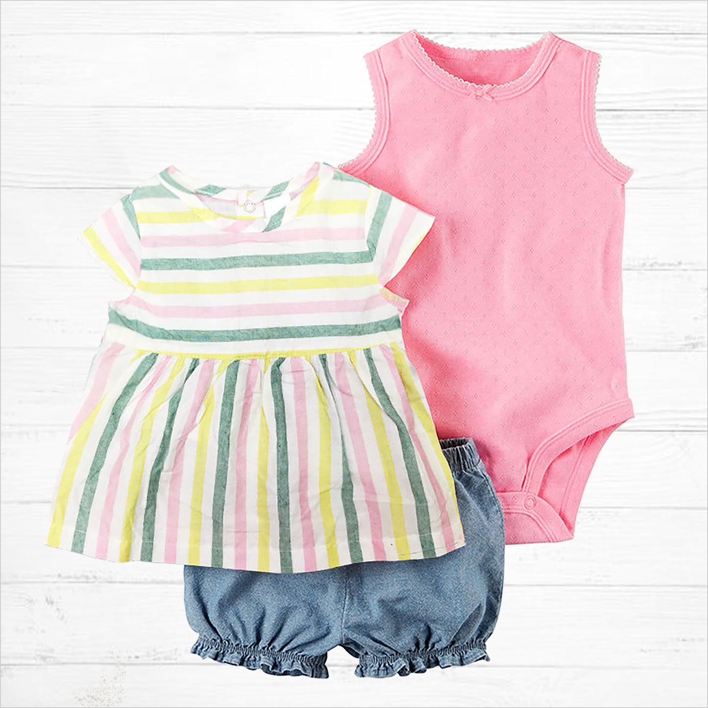 Pink Summer Outfit Set - Little Giggles Galore