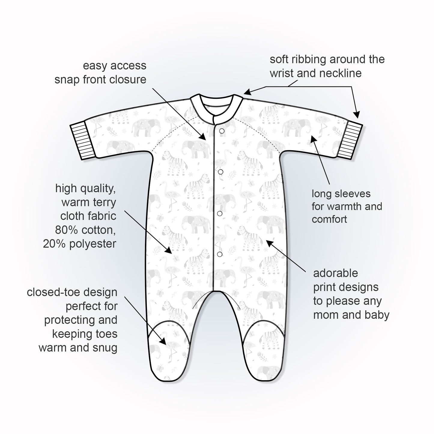 Grey and Bunny Sleep & Play Set - Little Giggles Galore