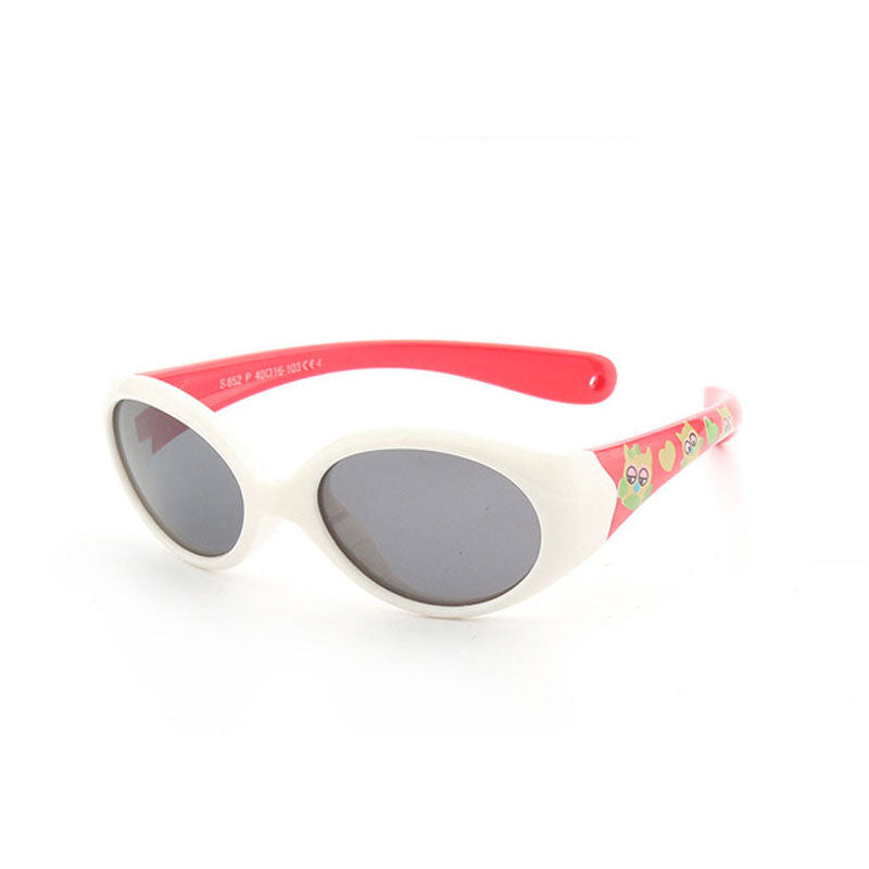 White-Red Baby Sunglasses - Little Giggles Galore