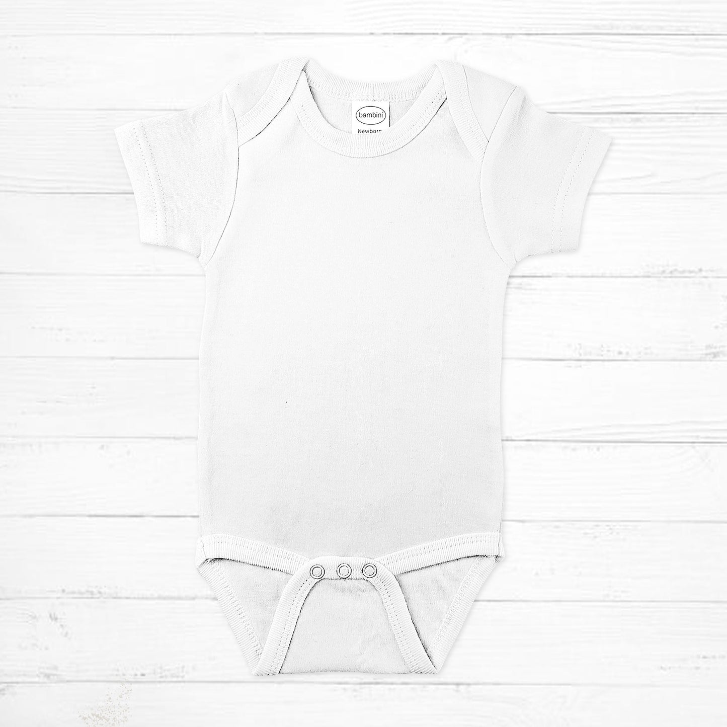 White Cotton Bodysuit - Little Giggles Galore