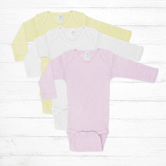 Girls Long Sleeve Bodysuit Pack - Little Giggles Galore