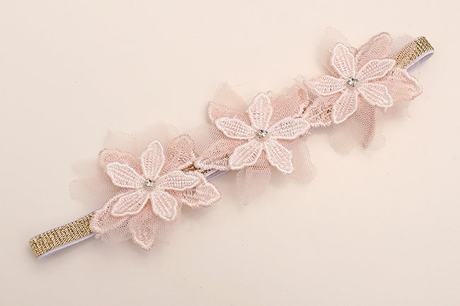 Baby flower hair band - Little Giggles Galore