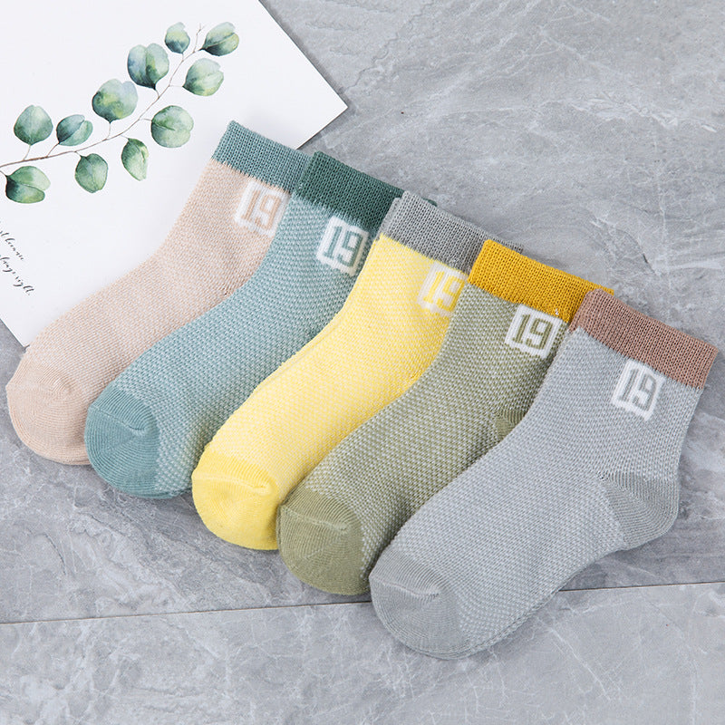 Mesh baby socks- 5 Pairs - Little Giggles Galore