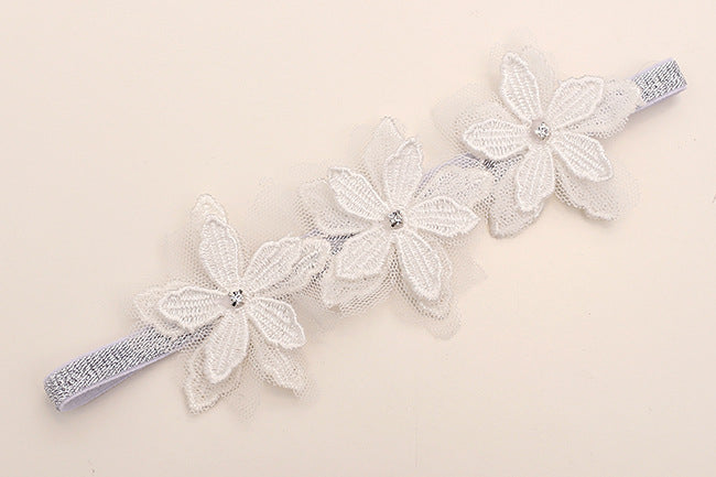 Baby flower hair band - Little Giggles Galore