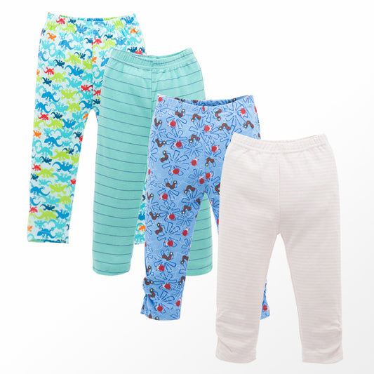 Spring Baby Leggings 4 Piece - Little Giggles Galore