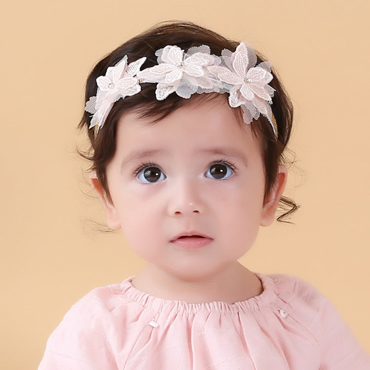 Baby flower hair band - Little Giggles Galore