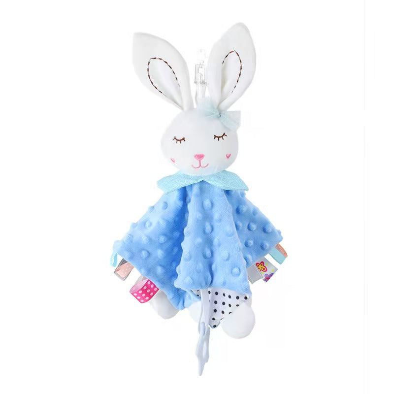 Blue Rabbit Plush Blanket with Tags - Little Giggles Galore