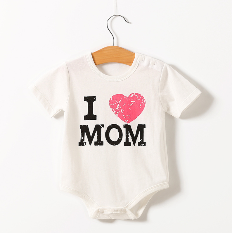 I Love Mom Bodysuit - Little Giggles Galore