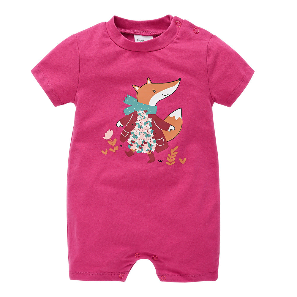 Fox Animal Romper - Little Giggles Galore