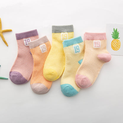 Mesh baby socks- 5 Pairs - Little Giggles Galore