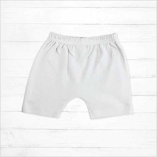 White Short Cotton Pant - Little Giggles Galore