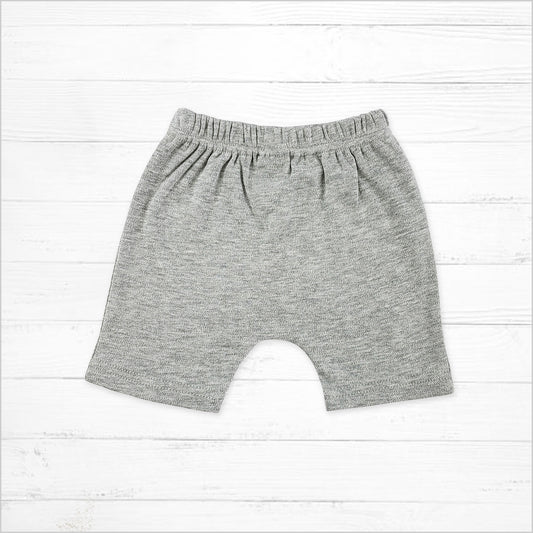 Grey Short Cotton Pant - Little Giggles Galore