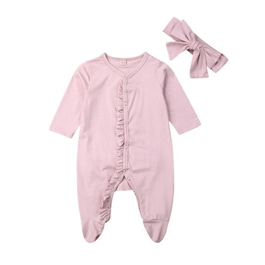 Baby Ruffle Costume Kids Romper Jumpsuit Suits Shirt Outfit - Little Giggles Galore