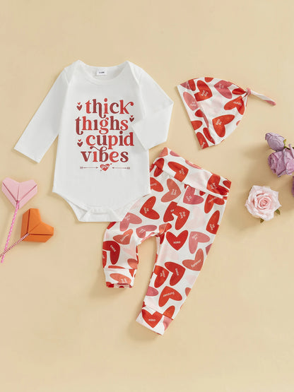 Thick Thighs Cupid Vibes-2 Piece Set