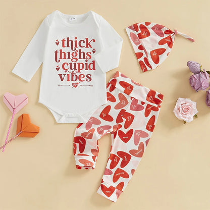 Thick Thighs Cupid Vibes-2 Piece Set