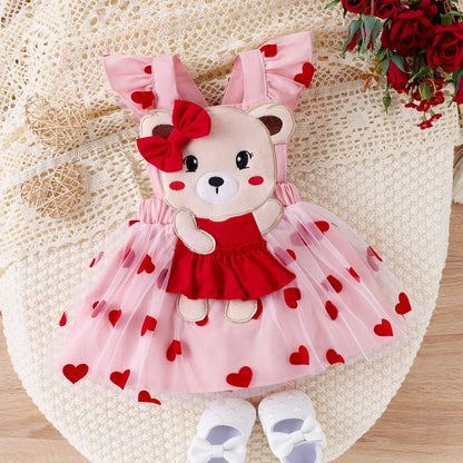 Cute Bear Valentines Dress