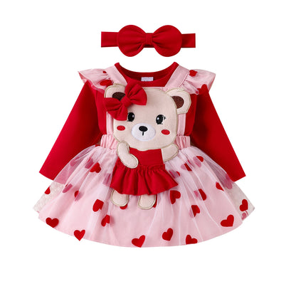 Cute Bear Valentines Dress