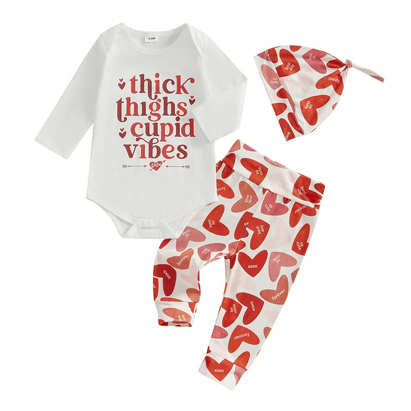 Thick Thighs Cupid Vibes-2 Piece Set