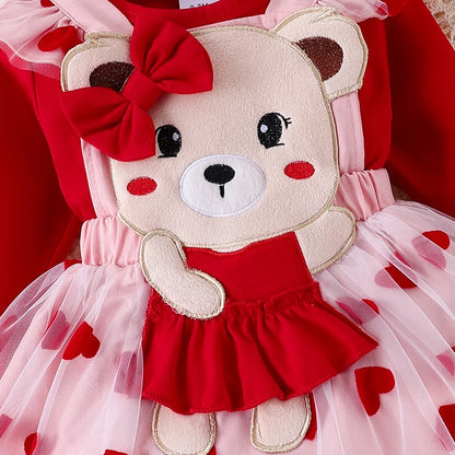 Cute Bear Valentines Dress